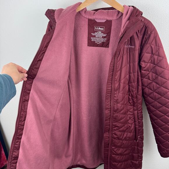 LL Bean Fleece-Lined Primaloft Coat - Picture 5 of 6